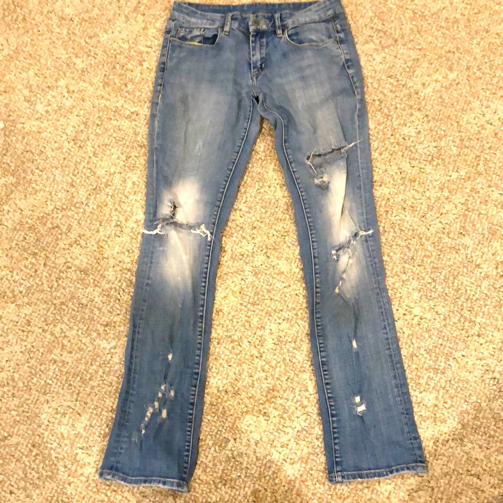 Blank jeans size 27 slouchy boyfriend fit